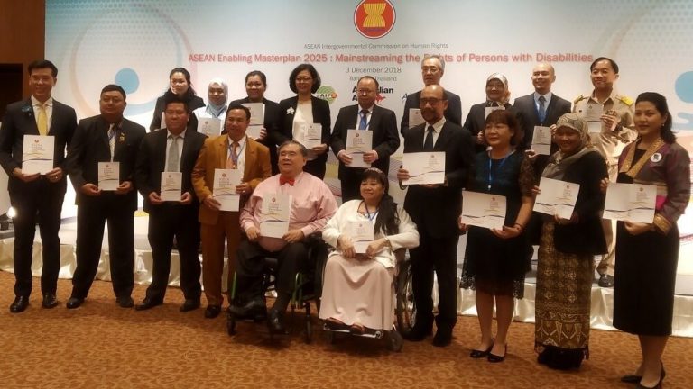 JMT attends the 2018 AICHR Regional Dialogue on the Mainstreaming of the Rights of Persons with Disabilities in the ASEAN Community