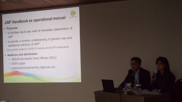 JAIF Socialization to ASEAN Secretariat (ASEC) Staff