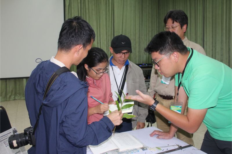 Participants from the ASEAN region during the 10-day Training on the Taxonomy of High Elevation Vascular Plants in Doi Inthanon National Park, Chiang Mai, Thailand