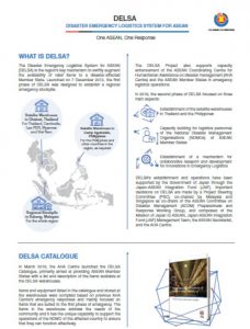 Disaster Emergency Logistics System for ASEAN (DELSA) Factsheet