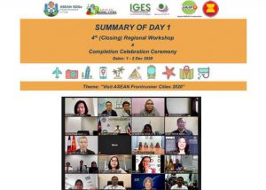 The 4th (Closing) Regional Workshop of the ASEAN SDGs Frontrunner Cities Programme