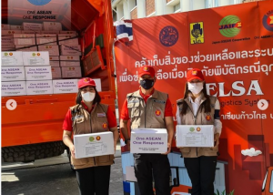 The AHA Centre Mobilised the 1st Batch of the ASEAN Relief Items from DELSA Satellite Warehouse in Chai Nat to Nonthaburi Province, Thailand