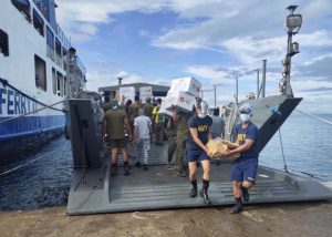 Relief Supplies Distributed to Super Typhoon Rolly Victims