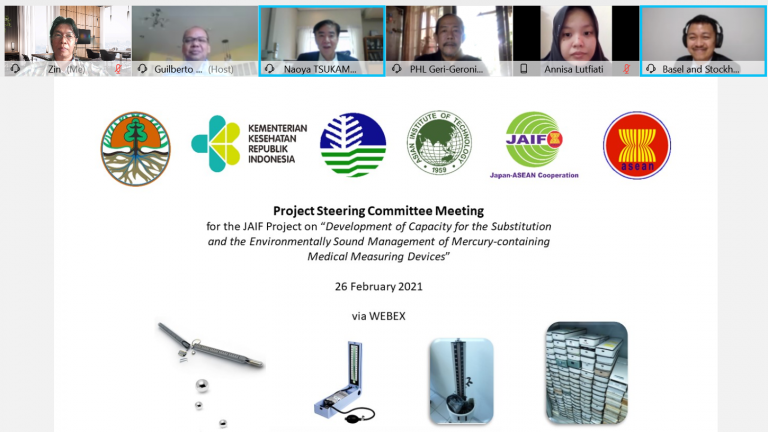 JMT Participates in the Project Steering Committee (PSC) meeting for the “Development of Capacity for the Substitution and the Environmentally Sound Management (ESM) of Mercury-containing Medical Measuring Devices”