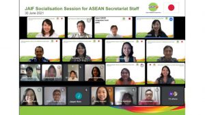 First JAIF Socialisation Session for ASEAN Secretariat Staff in 2021