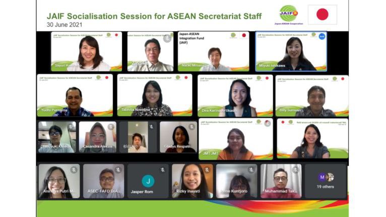First JAIF Socialisation Session for ASEAN Secretariat Staff in 2021