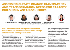 Assessing Climate Change Transparency and Transformation Needs for Capacity Building in ASEAN Countries