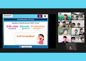 JENESYS Alumni Online Event for Lao PDR and School Exchange Program