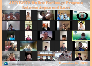 JENESYS Online Exchange Programme between Japan and Lao PDR