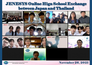 JENESYS Online High School Exchange between Japan and Thailand