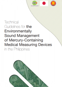 Technical Guidelines for the Environmentally Sound Management of Mercury-Containing Medical Measuring Devices in the Philippines