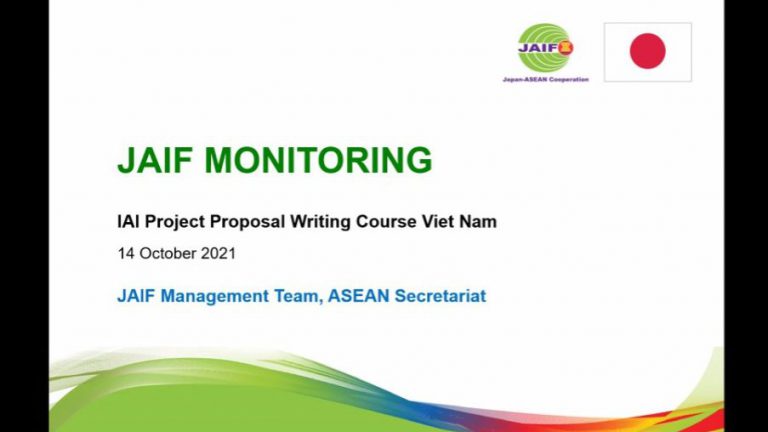 JMT Participates in a Project Proposal Writing Course for Vietnamese Officials