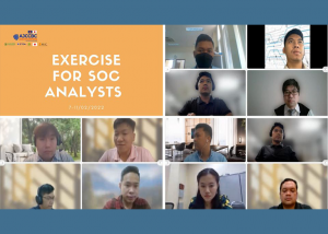 AJCCBC Online Training “Exercise for SOC Analysts” Held on 7-11 February 2022