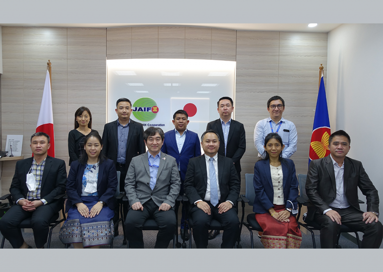 Attachment Officers from the Mission of Lao PDR to ASEAN Attended Briefing on JAIF