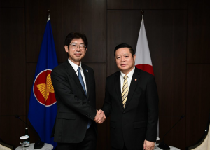 Ambassador of Mission of Japan to ASEAN Calls on H.E. Dr. Kao Kim Hourn