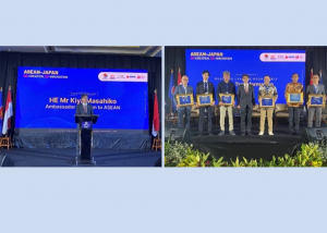 KADIN’s Commemorative Event for the 50th Year of ASEAN-Japan Friendship and Cooperation (Attendance by Ambassador Kiya)