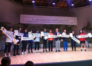 ASEAN, Japan Women Footballers Hold Friendly Match to Commemorate 50-Year Cooperation