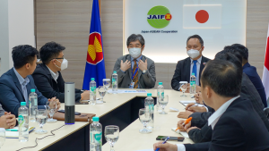 JAIF Briefing to Lao Attachment Officers