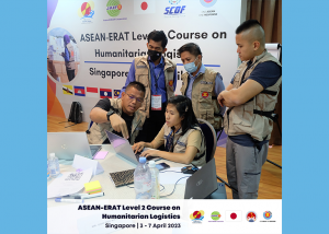 Thirty ASEAN-ERAT Members Completed the Level 2 Courses on Humanitarian Logistics and Civil-Military Coordination in Singapore