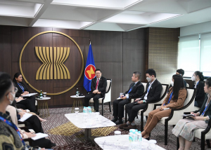 Secretary-General of ASEAN Meets with Attachment Officers from CLMV Countries