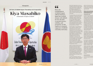 Viewpoint: KIYA Masahiko, Ambassador of Japan to ASEAN
