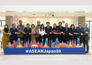 Exhibit for the 50th Year of ASEAN-Japan Friendship and Cooperation Opens