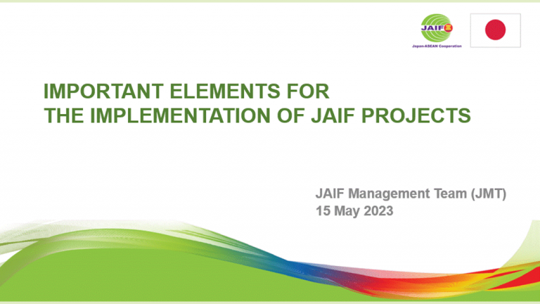 JMT Provides a Briefing to the Stakeholders of the New Project ASEAN-Japan Special Youth Forum for Promoting the Rule of Law