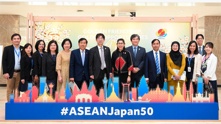 JMT Participation on the Opening Ceremony of the Commemorative Exhibition of the 50th Year of ASEAN-Japan Friendship and Cooperation