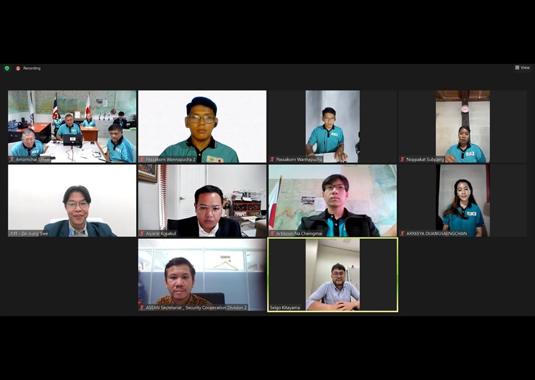 JMT Provides a Briefing to the Thai Civilian Deminer Association and MOFA Thailand