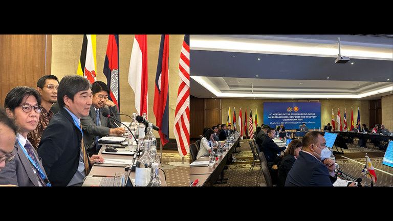 JMT Attends the Open Session of the 6th Meeting of the ASEAN Committee on Disaster Management (ACDM) Working Group on Preparedness, Response, and Recovery