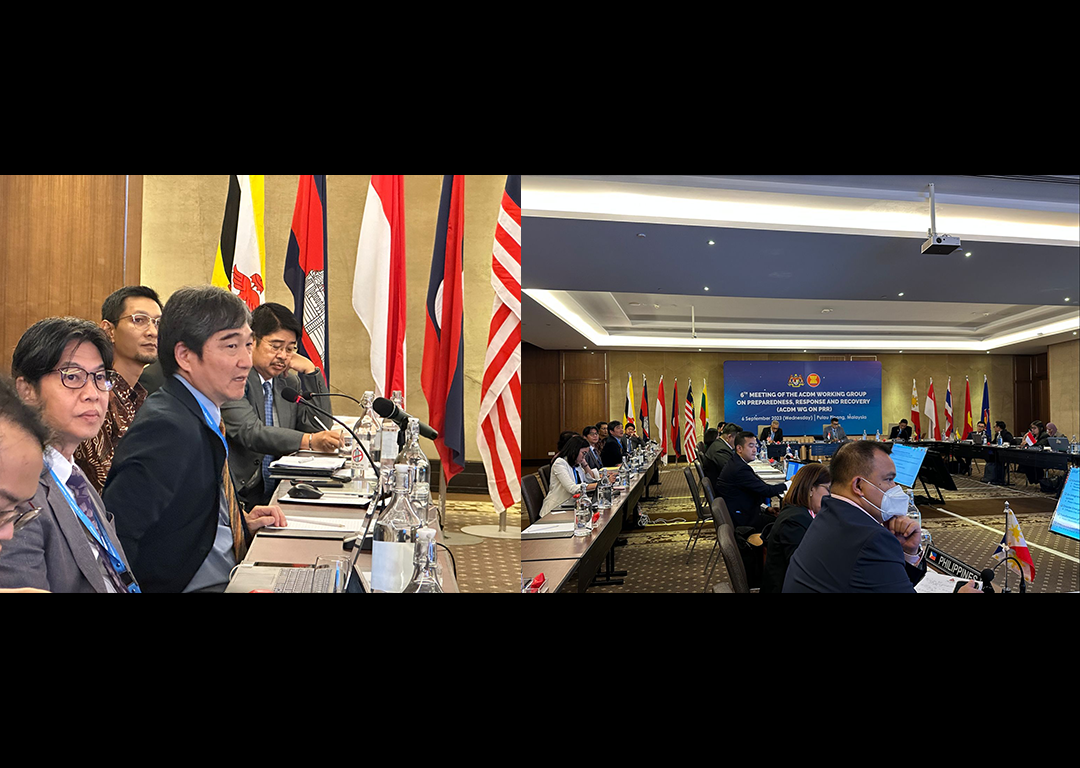 JMT Attends the Open Session of the 6th Meeting of the ASEAN Committee on Disaster Management (ACDM) Working Group on Preparedness, Response, and Recovery