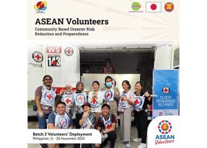Celebrating ASEAN Youth in Climate Action and Disaster Resilience Day: The second batch of ASEAN Volunteers was deployed in the Philippines in November 2023
