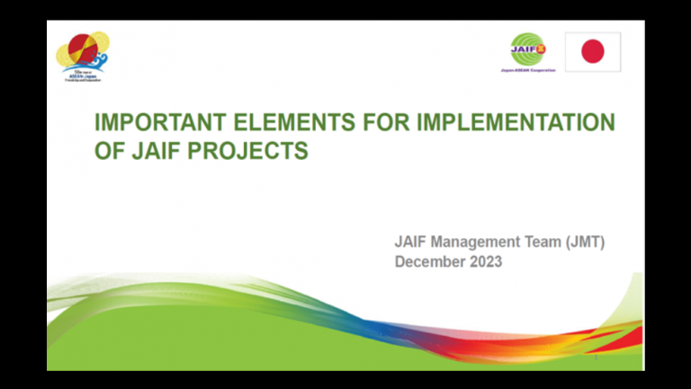 JMT Attends Inception Workshop of “Promotion of Crop Insurance in ASEAN through the Public and Private Partnership” Project