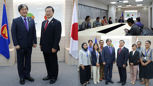 JMT Welcomes the Visit of Mr. CHUJO Kazuo, Minister/Deputy Head of the Mission of Japan to ASEAN