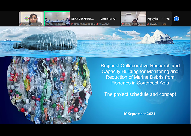 JMT attends the Regional Kick-off Meeting of “Regional Collaborative Research and Capacity Building for Monitoring and Reduction of Marine Debris from Fisheries in Southeast Asia”