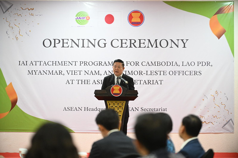 Opening Ceremony IAI Attachment Programme for Cambodia, Lao PDR, Myanmar and Viet Nam (CLMV) and Timor-Leste Officers