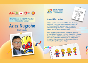 Meet the Winner of ASEAN Pavilion Character Design, Aziez Nugroho