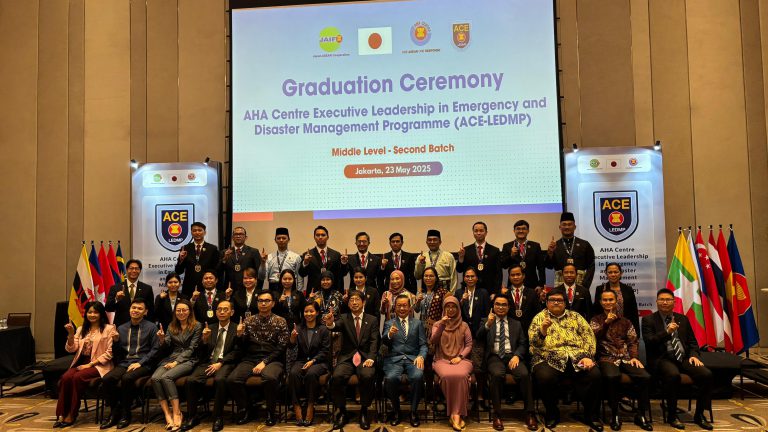 Graduation Ceremony AHA Centre Executive Leadership in Emergency and Disaster Management Programme (ACE LEDMP), Middle Level – Second Batch