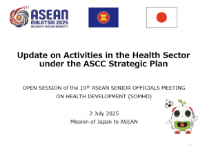 19th ASEAN Senior Officials Meeting on Health Development