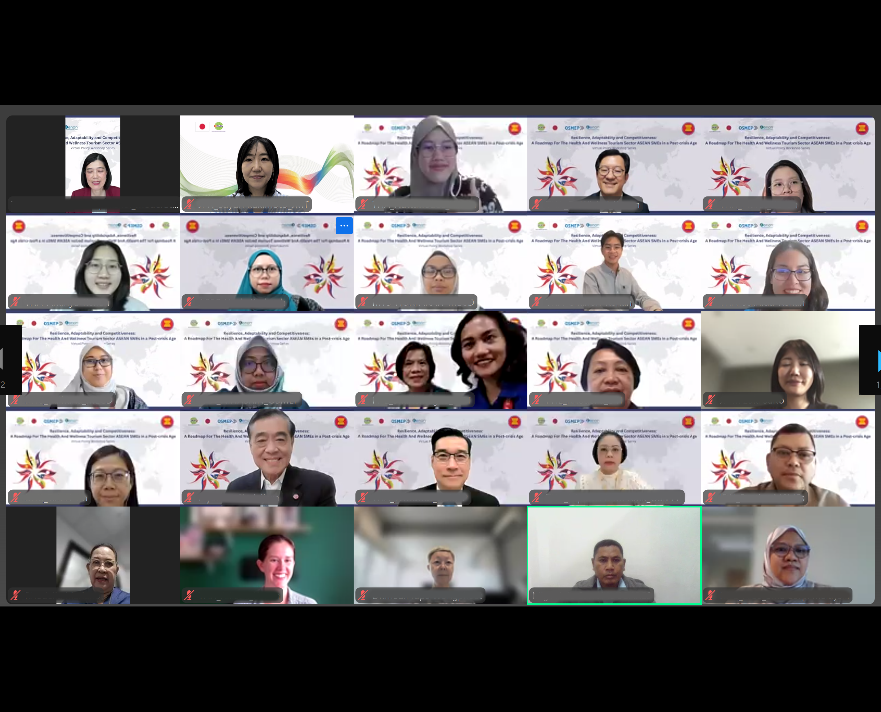 JMT Attends the ASEAN Health and Wellness Tourism Policy Framework and Roadmap, Virtual Policy Workshop Session 1