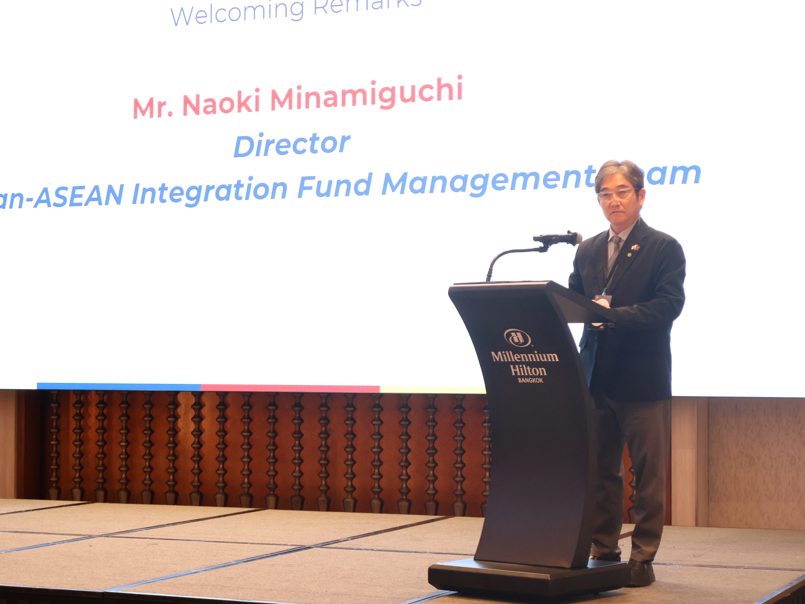 JMT Director Delivered Remarks on the Regional Action Plan Drafting Workshop on Active Ageing